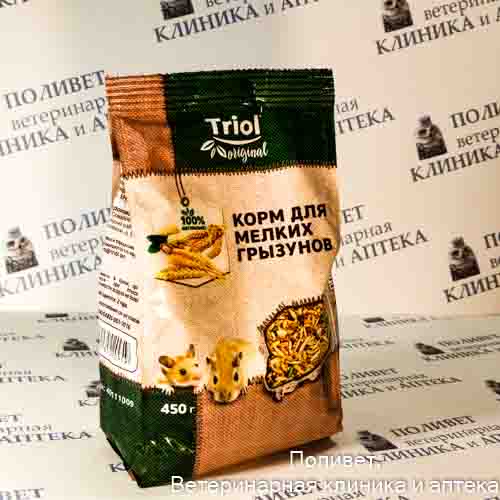 Корм Triol Original для мелких грызунов, 450г