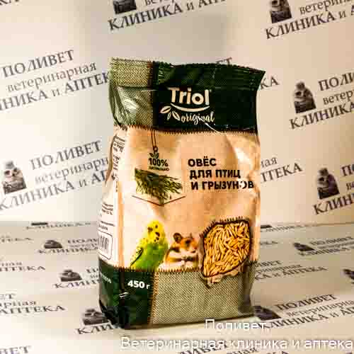 Корм Triol Original овёс для птиц и грызунов, 450г