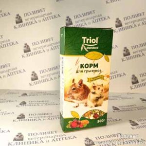 Корм Triol Standard для грызунов с овощами и шиповником, 500г