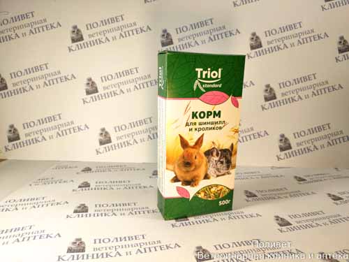Корм Triol Standard для шиншилл и кроликов 500г