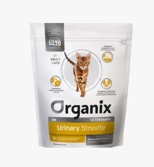 Сухой корм для взрослых кошек Organix URINARY Struvite 0,4 кг