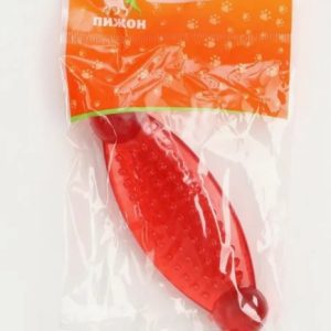 Игрушка-зубочистка "Лакомый кусочек", 11,5 см, красная 155162