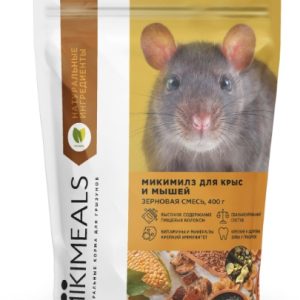 Корм для крыс и мышей Mikimeals зерновая смесь 400г