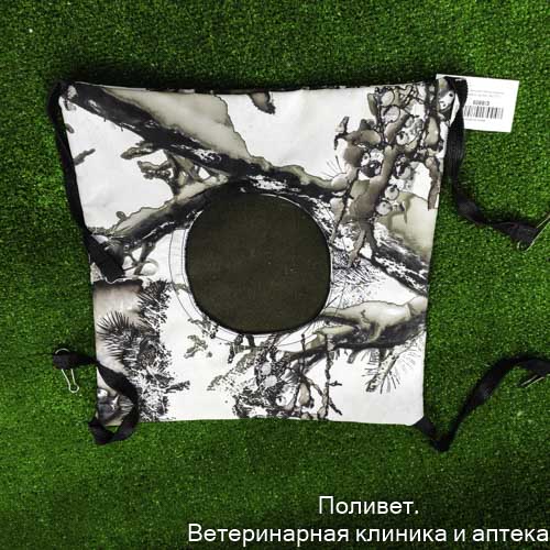 Гамак - норка для мелких грызунов, крепление карабин, №2, 6068/2
