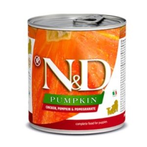 Фармина N&D DOG CHICKEN, PUMPKIN&POMEGRANATE Puppy Консервы д/щенков 285г Курица с Тыквой и гранатом