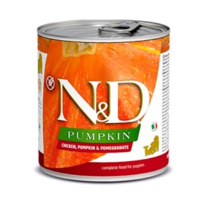 Фармина N&D DOG CHICKEN, PUMPKIN&POMEGRANATE Puppy Консервы д/щенков 285г Курица с Тыквой и гранатом