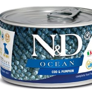 Фармина N&D DOG OCEAN COD&PUMPKIN Puppy Консервы д/щенков 285г Треска с тыквой (2949)