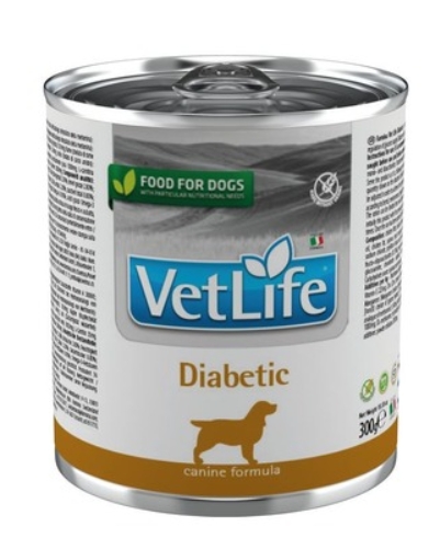 Фармина VET LIFE NATURAL DIET DOG DIABETIC Консервы д/собак при диабете 300г (6374)