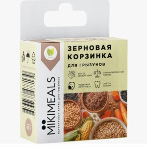 Лакомство Mikimeals Корзинка овощная 40г
