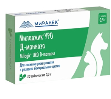 МИЛОДЖИК УРО Д-манноза, 30 табл