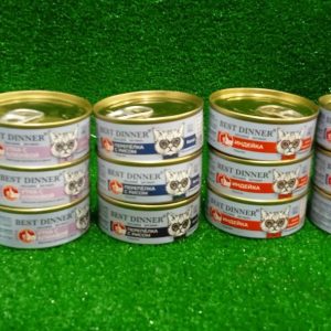Бест Диннер Vet Profi Renal консервы для кошек "Перепелка", 0,1 кг 7670