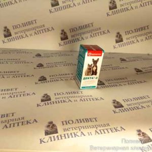 Декта-2 глазные капли фл. 5мл д/кошек и собак