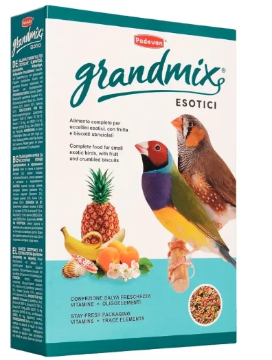 Padovan Grandmix Esotici Корм д/экзотических птиц основной 400г
