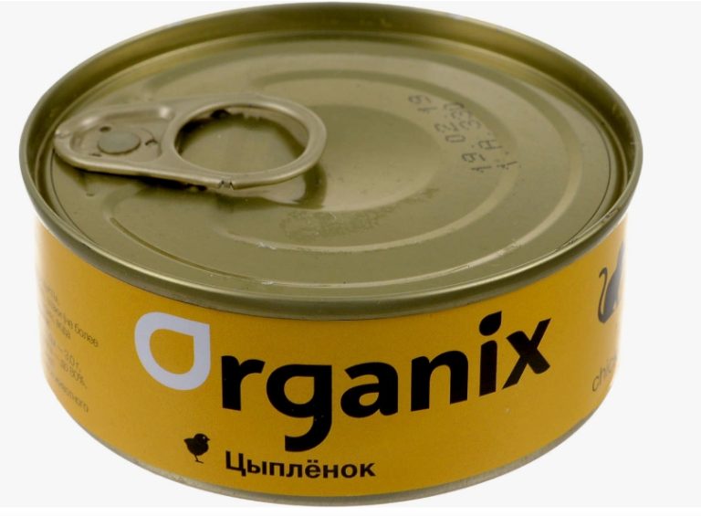 Консервы для кошек с цыпленком, 0,1 кг, (Organix консервы, Органикс)