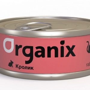 Консервы для кошек с кроликом. , 0,1 кг, (Organix консервы, Органикс)