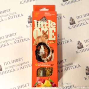 Литтл Ван Палочки с фруктами для морских свинок, кроликов и шиншилл  2*60г 32280