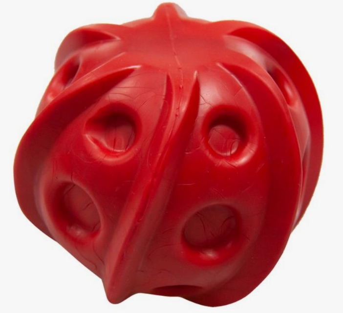 Игрушка Мяч Космос (пластикат 9,5см) Зооник, красный