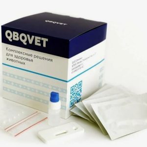 Экспресс-тест QBQVET Вирусная Лейкемия/ Вирусный Иммунодефицит (FeLV Ag/FIV Ab 1) упак.1 шт Арт.QP10