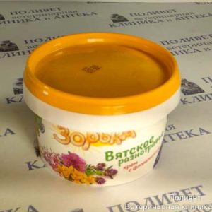 Зорька крем 200 г Вятское разнотравье (банка) (успокаевает и снимает раздражение кожи)