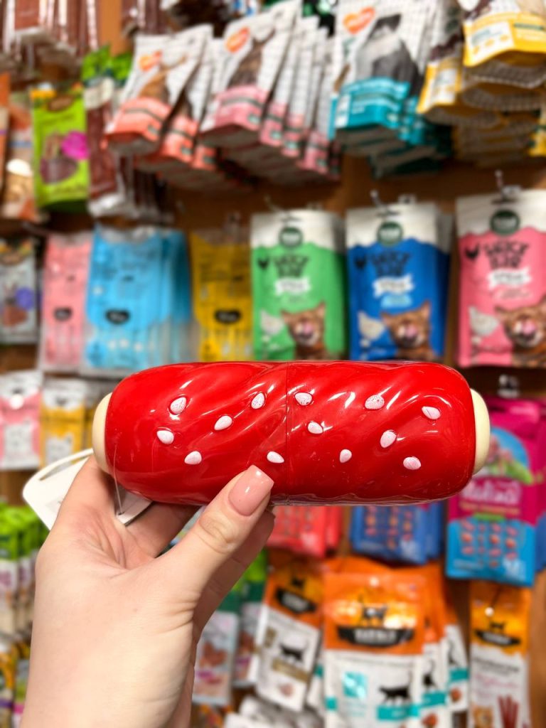 Игрушка-пищалка  д/собак Extra strong Сарделина 15.7х6х6см, TPR