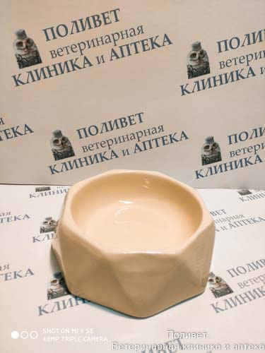Миска керамическая Ваниль 0.3 л, Triol 30231040
