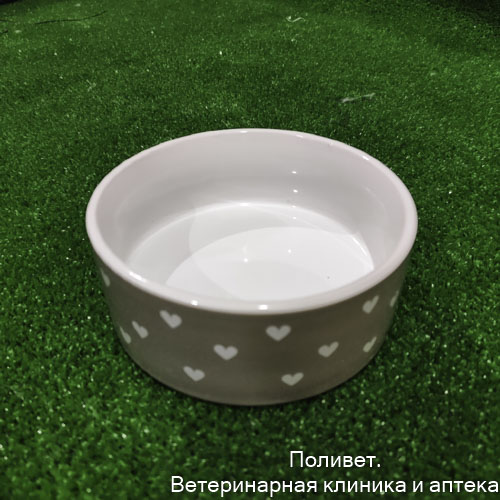 Миска керамическая "Счастье есть",  300 мл, 12,5*12,5*5 см   9824104
