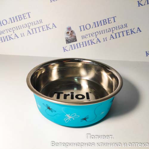 Миска металлическая на резинке "Стрекоза" 0,25л 30251004