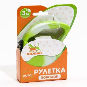 Рулетка "Фантазия", 3 м, до 11,5 кг, зелёная   7364462
