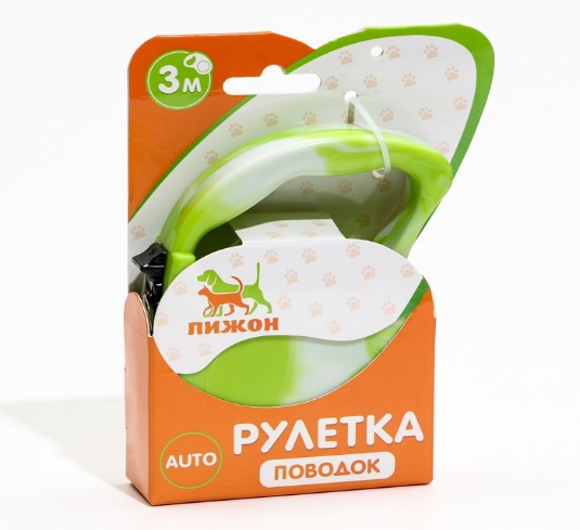 Рулетка "Фантазия", 3 м, до 11,5 кг, зелёная   7364462