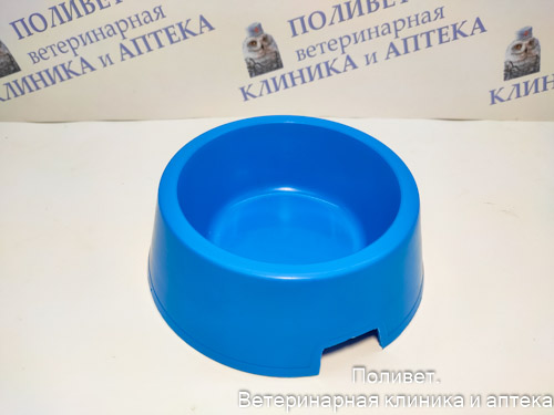 Миска пластмассовая 1 Зооник 0,25л.15037