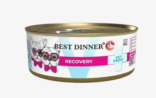 Бест Диннер Vet Profi Recovery консервы для кошек и собак, 0,1 кг 7814