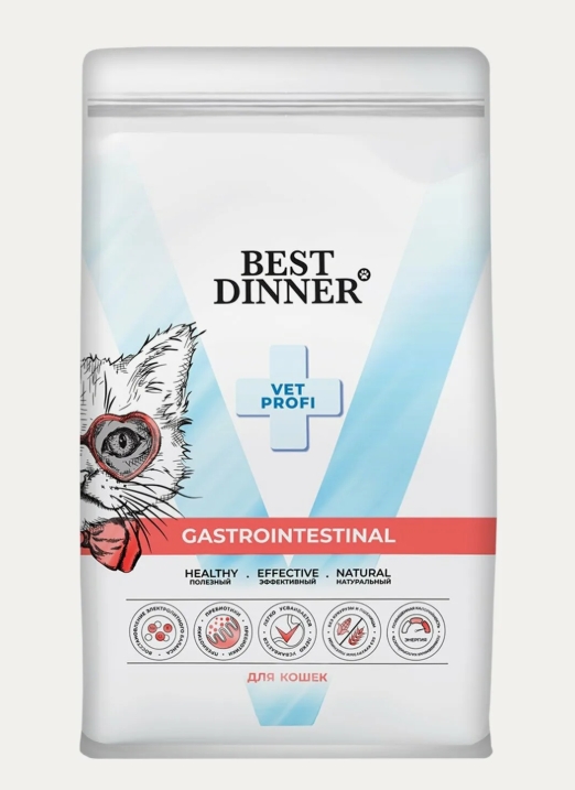 Бест Диннер Vet Profi Gastro intestinal сухой корм для кошек 0,4 кг 75100