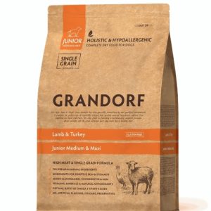 Грандорф Ягненок с индейкой для юниоров всех пород  3 кг GRANDORF DOG Lamb&Turkey JUNIOR