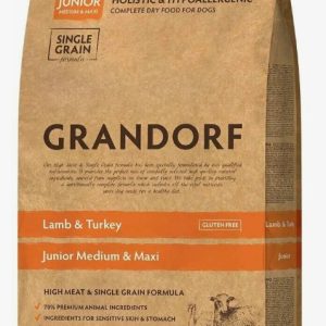 Грандорф Ягненок с индейкой для юниоров всех пород  10 кг GRANDORF DOG Lamb&Turkey JUNIOR