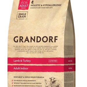 Грандорф Ягненок с индейкой для домашних кошек  2 кг GRANDORF CAT Lamb&Turkey INDOOR