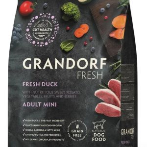 Грандорф Свежее мясо Утки с бататом для взр собак мелких пород, для особо аллергичных собак 3 кг