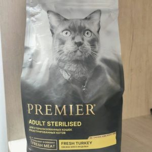 Премьер Индейка для стерилизованных кошек  2 кг Premier Cat Turkey STERILISED
