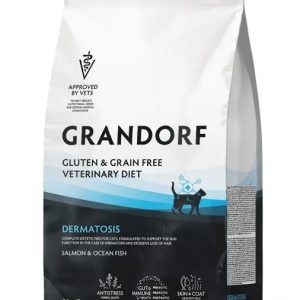Грандорф Полнорационный диетический корм для кошек с заболеваниями кожи  2кг