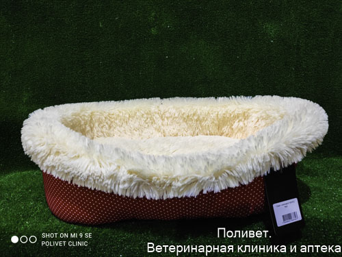 Овал меховой МИКС №2 (Д – 49 см, Ш – 41 см, В – 15 см, Ш внутр. – 34 см, Д внутр. – 44 см)