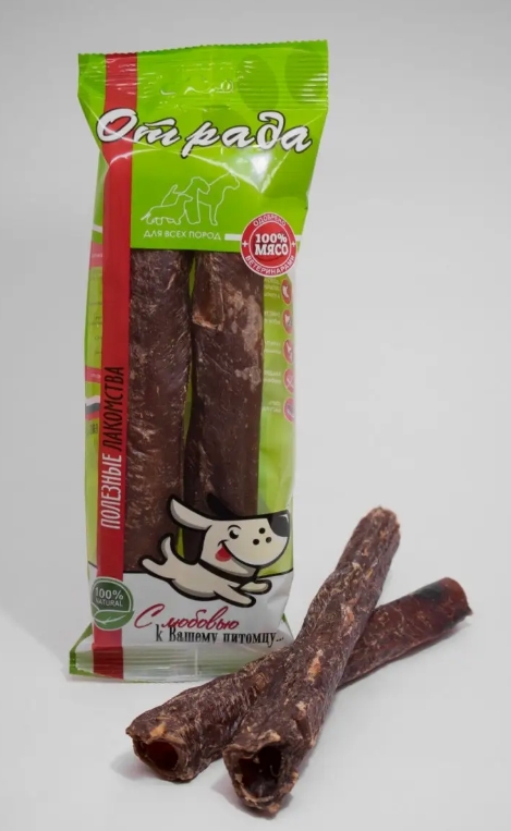 Отрада лакомство Мясо говядина 2шт (от 40г)
