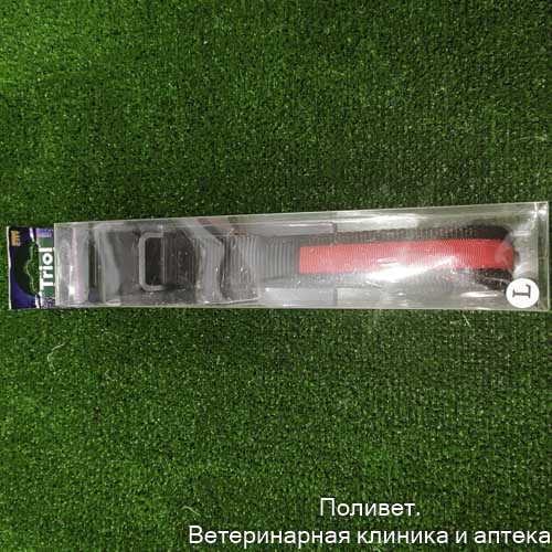 Ошейник светодиодный NIGHT CITY красный L, 25*410-510мм, Triol LD06L 11271009