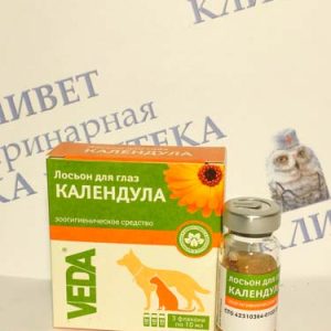 Фитоэлита лосьон д/глаз кошек и собак Календула 10мл №3