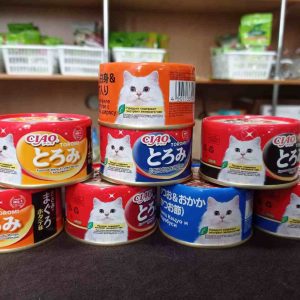 INABA Toromi корм влаж д/кошек кур.филе и тунец Магуро с кальм. в бульоне конс.80г Инаба RU306