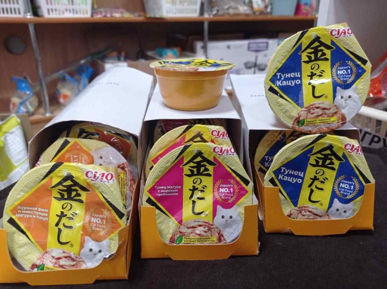 INABA Kinnodashi cup корм влажн д/кошек кур. филе/микс тунцов Магуро и Кацуо конс. 70г Инаба RU802