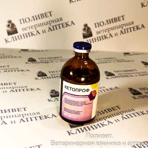 Кетопроф р-р д/инъекций 10% 100мл Асконт+
