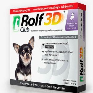 РольфКлуб 3D капли д/собак от клещей/блох до 4кг пипетка x 0,5мл №3