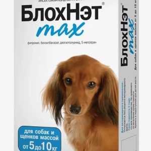 БлохНэт max р-р д/наружного прим. д/собак 5-10кг 1мл