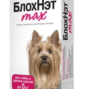 БлохНэт max р-р д/наружного прим. д/собак до 5кг 0,5мл