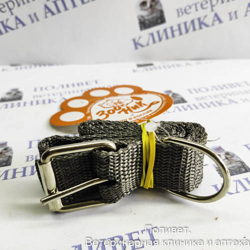 Ошейник стропа 25мм (двойная) 38-50см х 25мм арт.10233