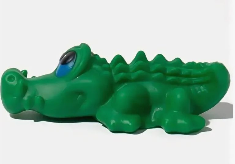 Игрушка-пищалка  д/собак Крокодил 14х8х4.5см